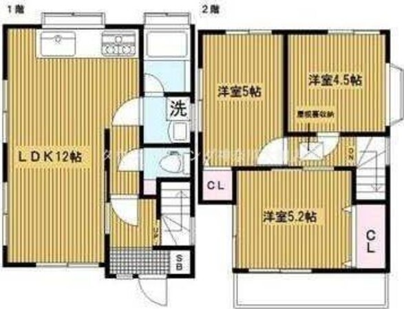 相武台貸家の物件間取画像